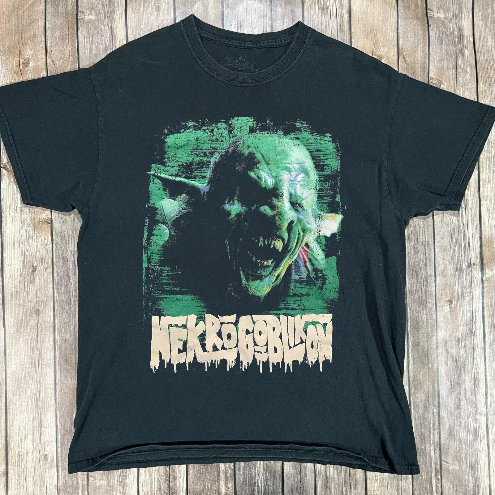

Nekrogoblikon Band Two Billion More Tour 1 Sided T Shirt Mens Womens Tees Top Full Size S-4XL M