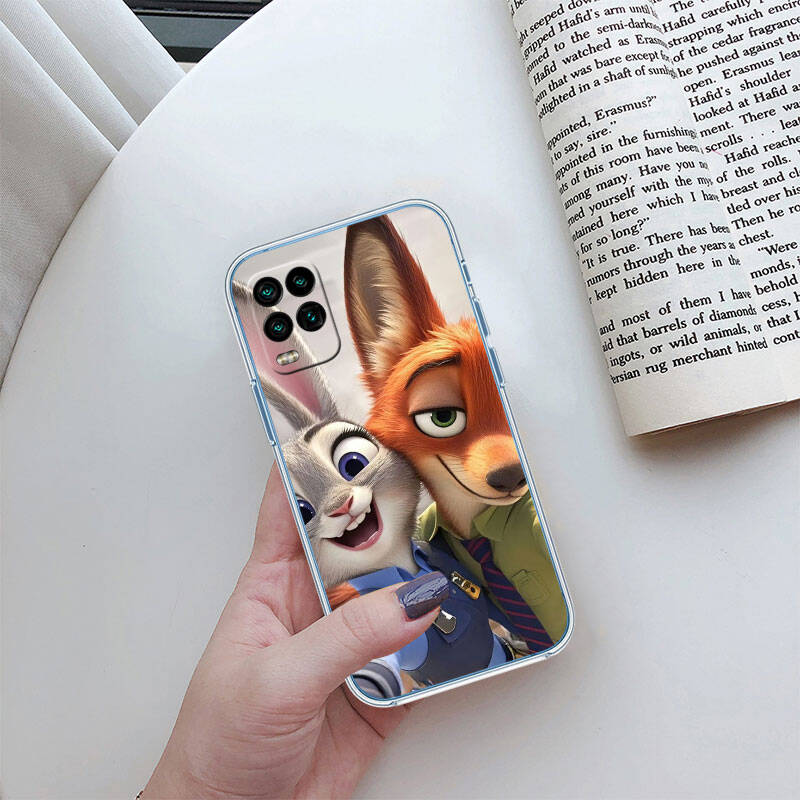 Coque de téléphone MH158 Zootopia pour Motorola G34 G32 G31 G14 G15 G84 G62 E32 G24 G72 G71 G73 G85 G200 G60 G52 G51 G50 G42 G41 G32 G30