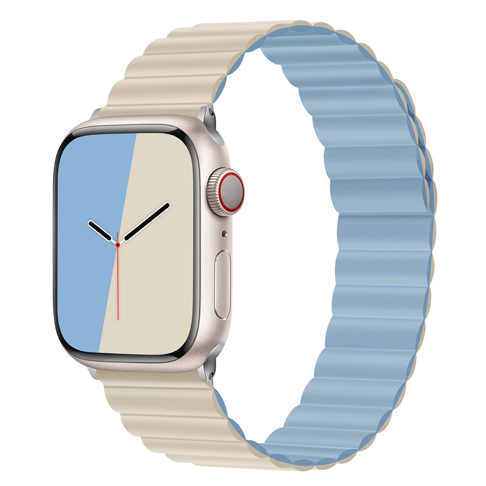 Einfaches MagnetverschlussbandFür Apple Watch Ultra 9 8 7 49mm 45mm 41mm Silikonband Für iWatch 6 5 4 SE 44mm 40mm 42mm
