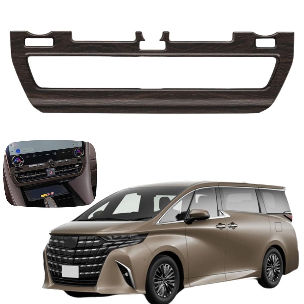 Glealcco Center Air Conditioning Switch Panel Cover for the New 40 Custom Interior Parts for the Console and Air Vent Panel Alphard/Vellfire Series,