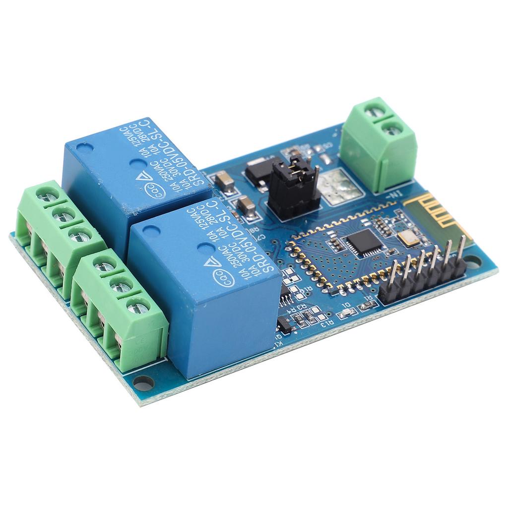 Modul releu Bluetooth 2 căi pentru aplicația telefon mobil Android Comutator de comandă fără fir de la distanță 5V