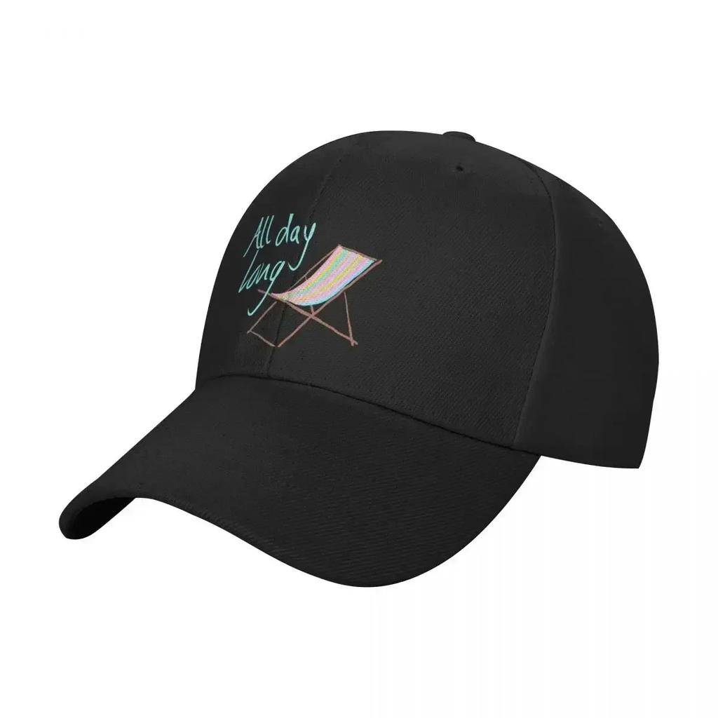 All Day Long (on the Chaise Longue) Baseball Cap Birthday Sports Cap For Unisex Womens