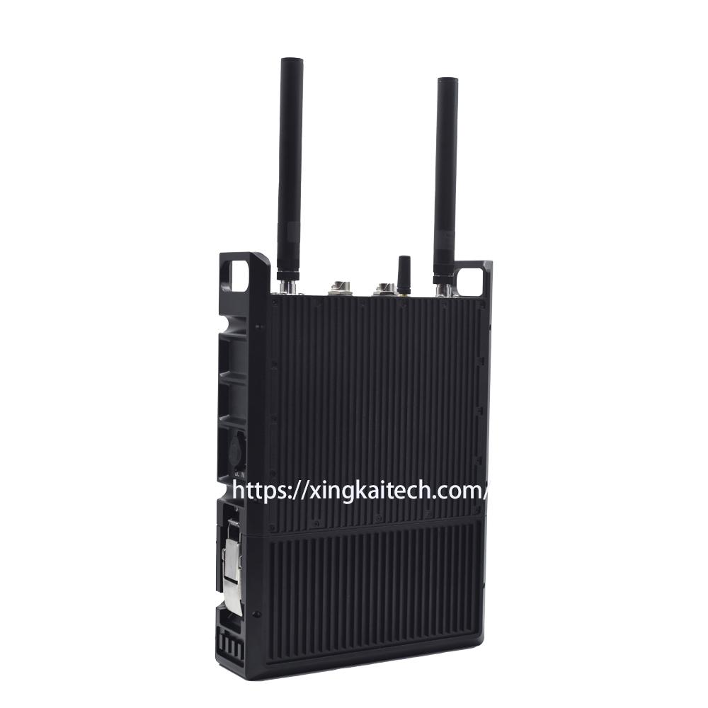 SDR Backpack Mesh Radio UAV Emergency Communication System Cofdm Fhss Hopping Frequency Mesh Network