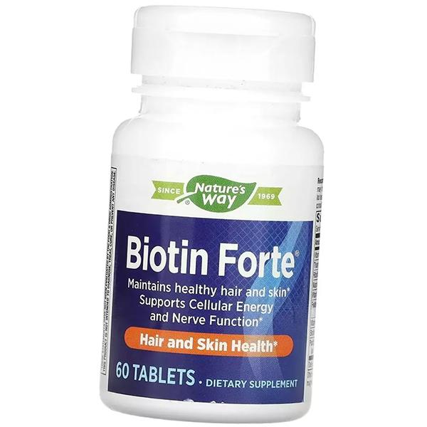 

Биотин форте для волос и кожи, Biotin Forte, Nature s Way 60таб (36344133) 60tab