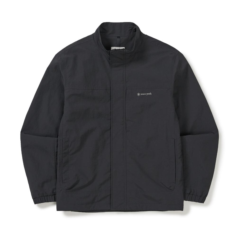 [Snowpeak] Camper Stand-neck Windbreaker Charcoal (S26ZMCWB12)