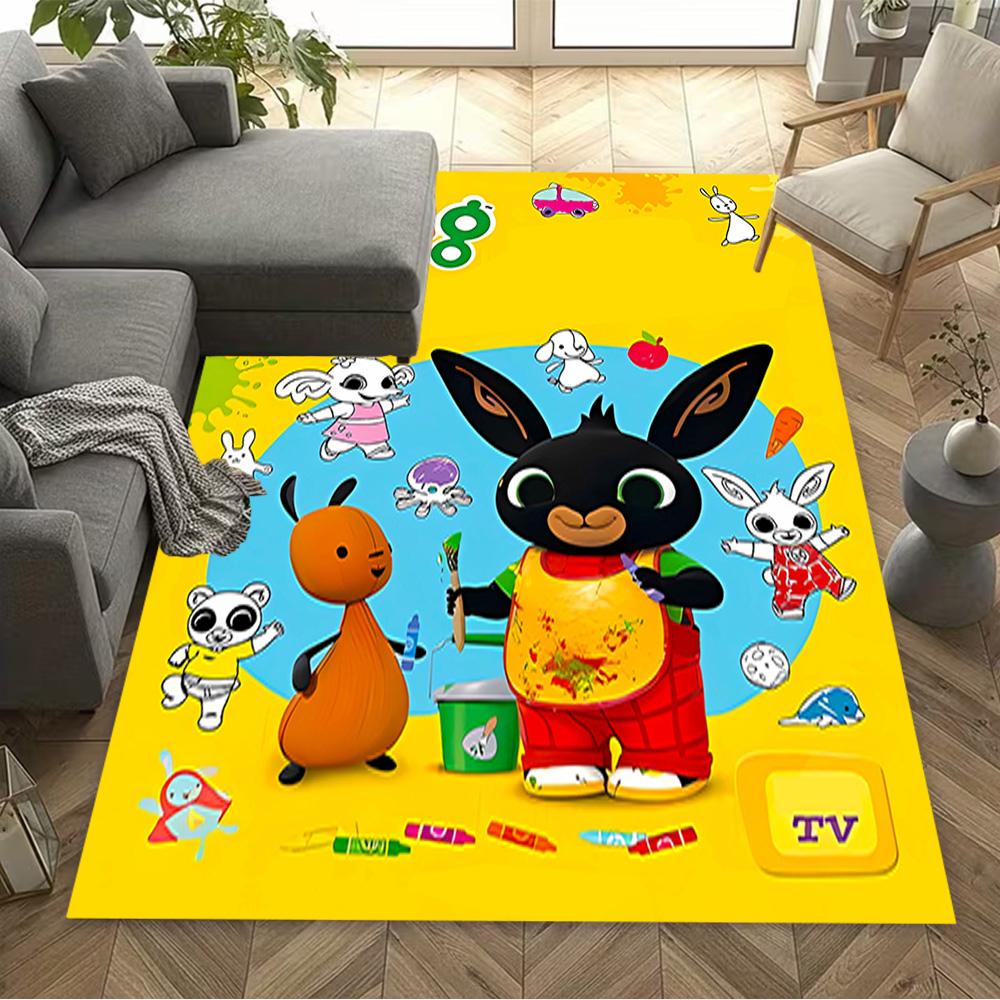 Panda Friends Adventure Area Rug Suitable for Study room Dormitory Entryway Bedrooms Anti-slip Rug Office home decor