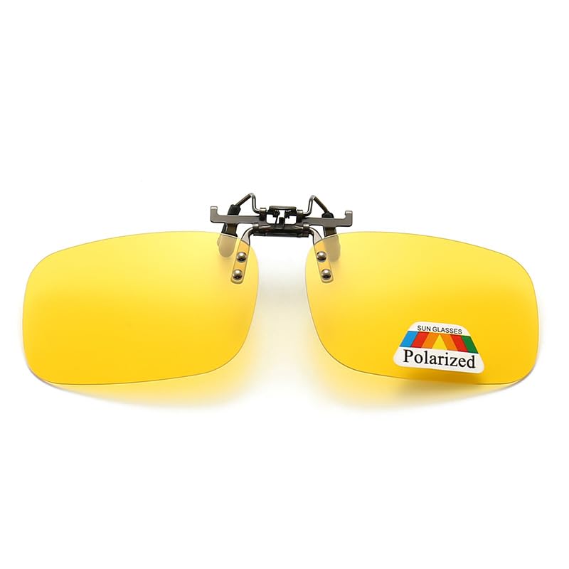 

HouseKing Night Sunglasses for Men, Night Vision Glasses, Yellow, Day and Night Use, Ultra Lightweight, UV Protection, UV400, Glare Reduction,