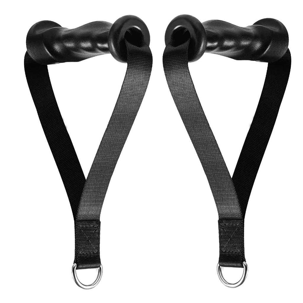 1 Pair Fitness Machine Handle, Ergonomic Grip For Effective Arm and Core Workouts Exercise Handle for Cable Machine