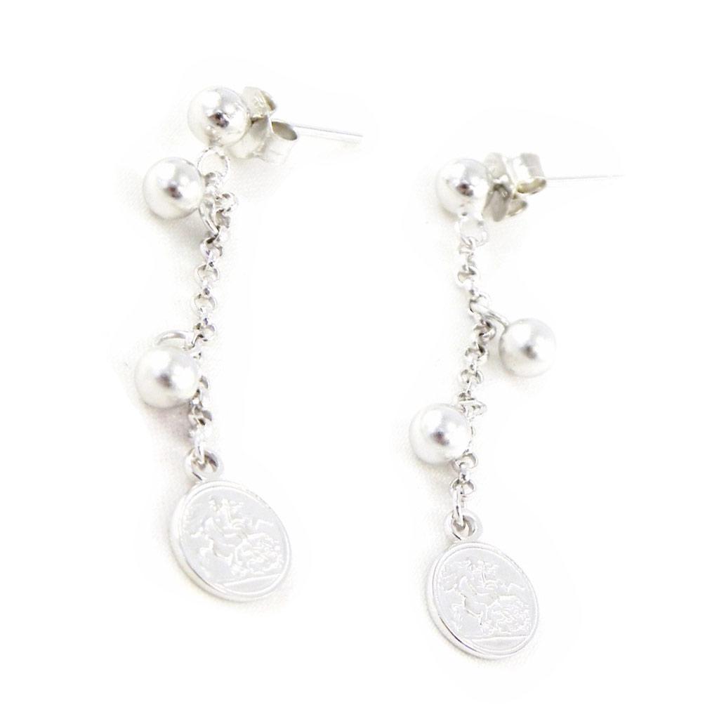 Les Trésors De Lily [G5576] - Silver Earrings 'Choreography'