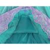 Vestito da Principessa Sirena Turchese per Bambine 7-8 Anni 130cm Costume per Halloween Carnevale Natale Pasqua Festa dei Bambini San Valentino