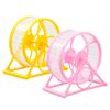 Quiet Hamster Wheel Silent Breathable with Stand Hamster Exercise Wheel for Cage Running for Small Medium Breeds Golden Bears