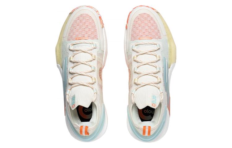 Li Ning Speed 9 Ultra Low Comfortable Abrasion Resistant Breathable Low Top Basketball Shoes Men's Ecru ABAT017-2