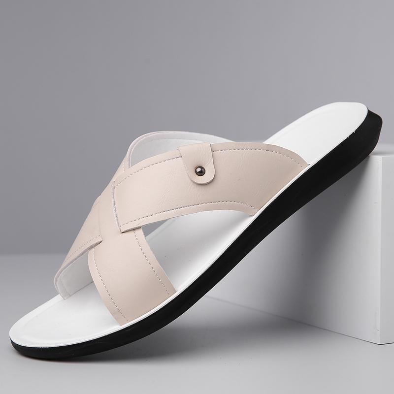 Summer New Men Flip-flops Sandals American Casual Anti-slip Breathable Outdoor Beach Sandals Sizes 38-48 Men Slippers