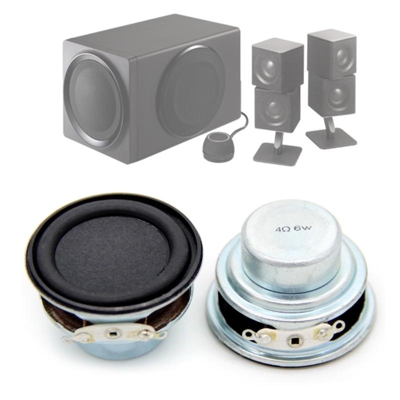 40mm 1.5 Inch Bass MultimediaSpeaker Internal Magnetic Mini Audio Speaker 4 ohm 6W Home Theater Music Loudspeaker 1PC