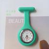 Nurse Silicone Lapel Watch Pin-on Students Quartz Gift Round Dial