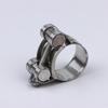 2Pcs Stainless Steel Strengthens European Style Hose Clamp Exhaust Circular Air Water Pipe Clip Sealing Welding Repair Tool