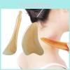 Premium Gua Sha Brett aus natürlichem Harz für Gesichts- und Halsmassage mit dickem Design