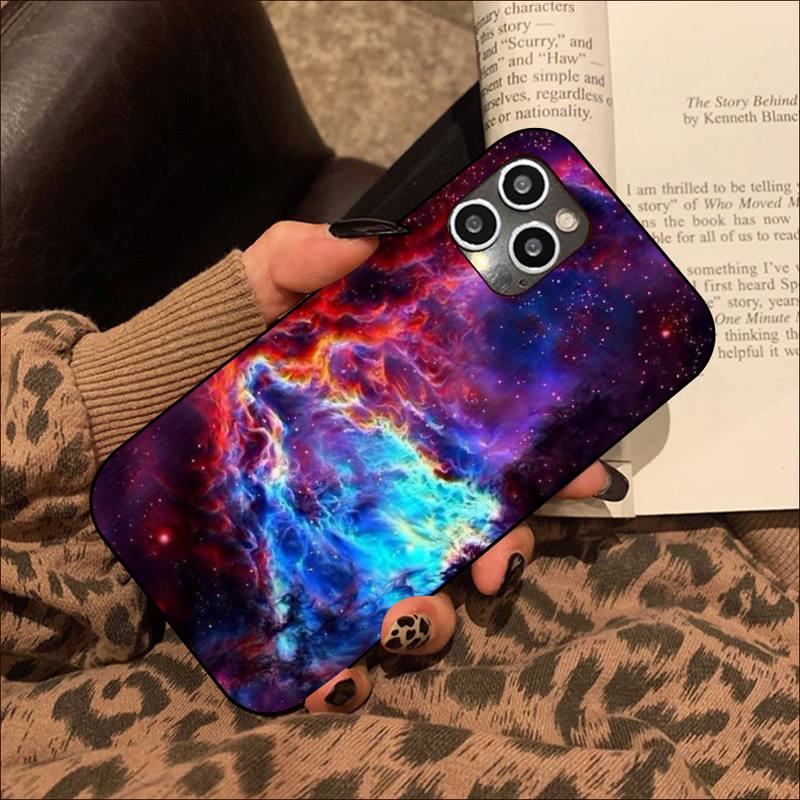 Colorful Space for Galaxy Universe  Phone Case for iPhone 11 12 13 Mini Pro XS MAX 8 7 6 6S Plus X 5S SE 2020 XR Cover