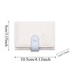 Portable Candy Color Puppy Wallet Small Pouch PVC Short Leather Purse Multiple Card Anti-splash Water Three Fold Card Bag Girls