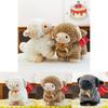 Cute Cartoon Curly Hair Sheep Plush Toy Children Toy For Office Relaxation And Kids Play