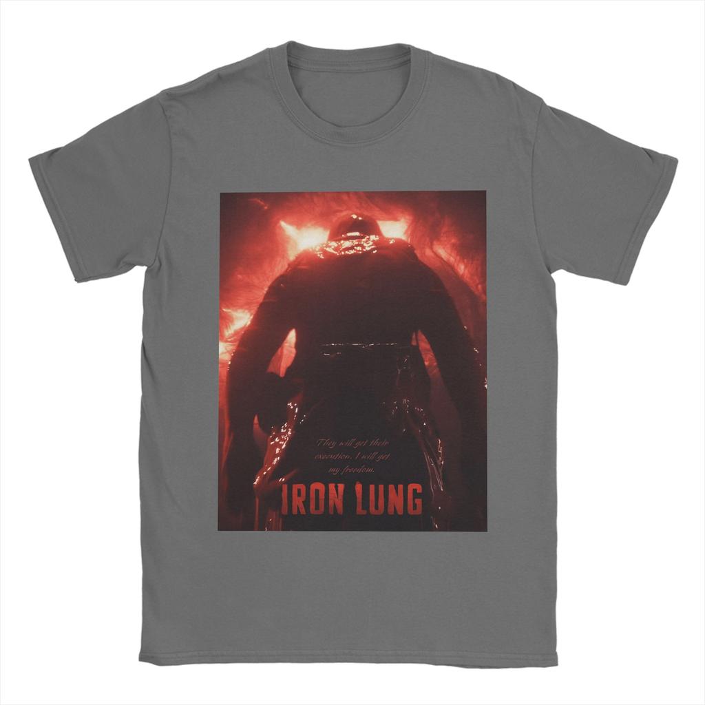 Iron Lung Movie 2 Pure Cotton TShirt For Mens Summer  Y2K Fun TShirts Round Neck Harajuku Tees Oversize Pattern Tops