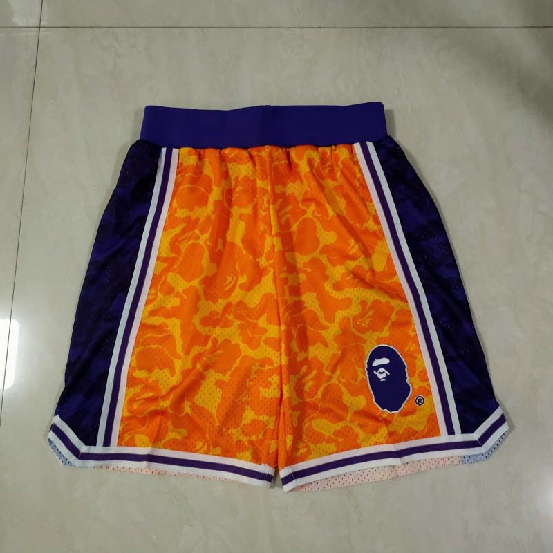 Mens Basketball Shorts NBA Team Design Cotton Athletic Practice Game Wear