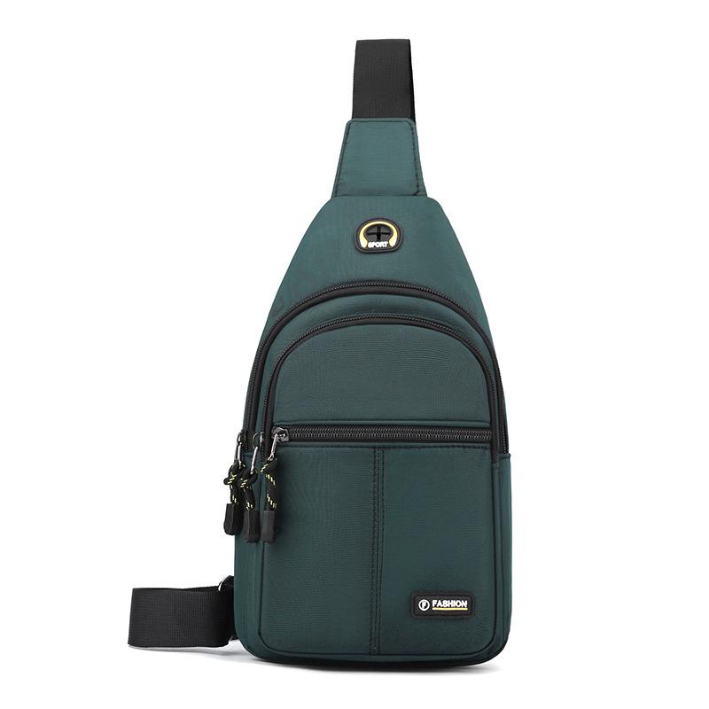 Men's breast bag, casual shoulder bag, light travel sports chest bag, versatile trend fashion men's crossbody small backpack