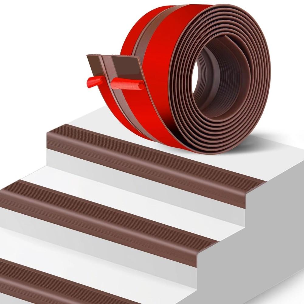 

1pc 1m/2m/3metersX73mm Stair Edge Trim, Stair Edge Protector, Non-Slip Self Adhesive Stair Edge Non-Slip and Waterproof 1m