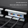 Qishao Cat5e 24-Port Tool-Less Rackmount Patch Panel