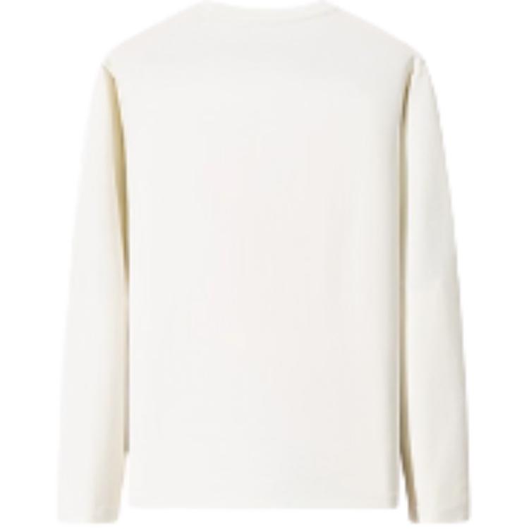 Anta Comfortable Simple Pullover Round Neck Letter Versatile Moisture Wicking Long Sleeve Knit Sweater Men tops 152547402-1
