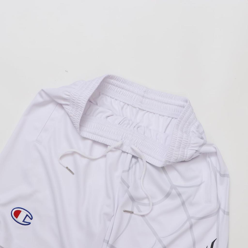 Antibacterial and Odor Quick Graphic Print White [Champion] Shorts, Resistant, Drying, Stretch, Shorts, Basketball, C3-YB546 Men's