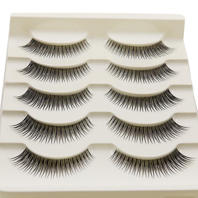 Buy [GL] 5 Pair Handmade Natural False Eyelashes at affordable prices ...