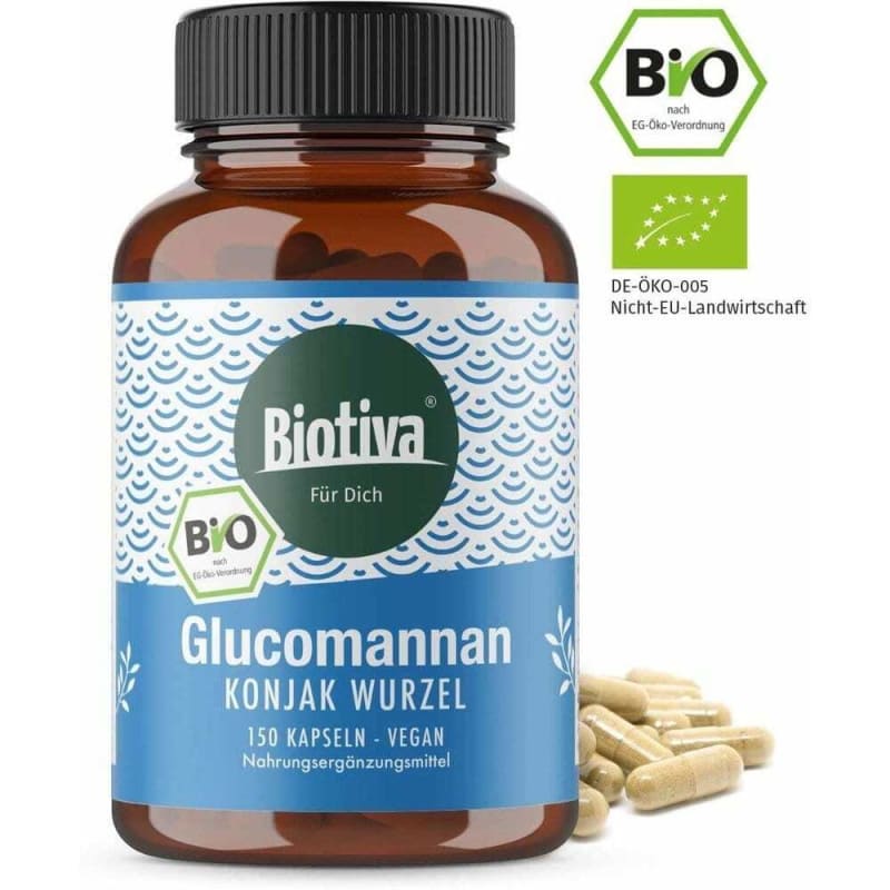 

Biotiva Organic Glucomannan 150 Capsules (Vegan)