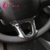 3Pcs/Set Steering Wheel Panel Button Switch Cover Sequins for Peugeot 2008 208 2014 - 2018 Interior Mouldings Trim Car Sticker