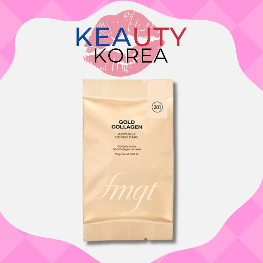 The Face Shop Gold Collagen Ampoule Cover Cake Refill, 15g