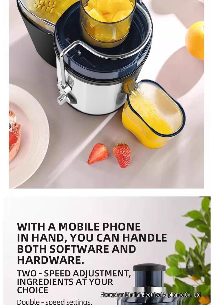 Smart Automatic Large Caliber Juicer for Home