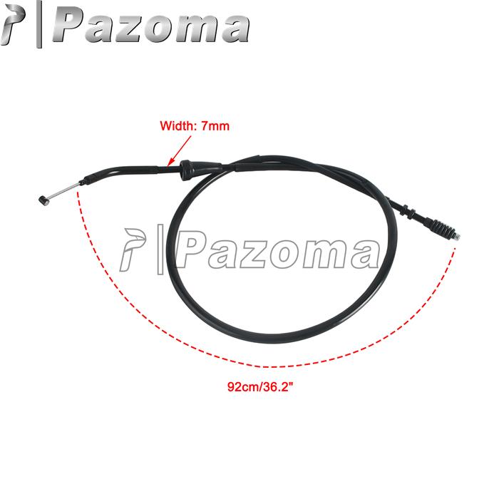 High Performance Motorcycle 92cm Stainless Black Clutch Control Cable Wires for Honda CBR600RR F5 2003-2012