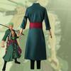 One Piece Cosplay Costume Wano Country Cosplay Zoro Tenro Yukata Kimono Japanese Style Cosplay Outfit