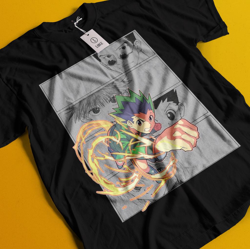 Gon Shirt Hunter X Hunter HXH Hisoka Tshirt Killua Tee T-Shirt Mens Womens Tees Top Meruem Kurapika