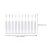 KICHOUSE Plastic Mini Practical Shower Head Cleaning Tool, Pack of 20, Small Bathroom Cleaner, Easy To Penetrate Small Cracks, Easy To Use Household