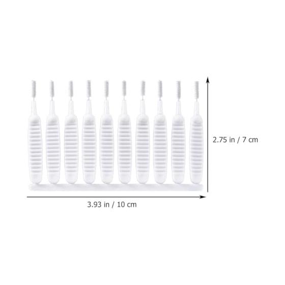 KICHOUSE Plastic Mini Practical Shower Head Cleaning Tool, Pack of 20, Small Bathroom Cleaner, Easy To Penetrate Small Cracks, Easy To Use Household