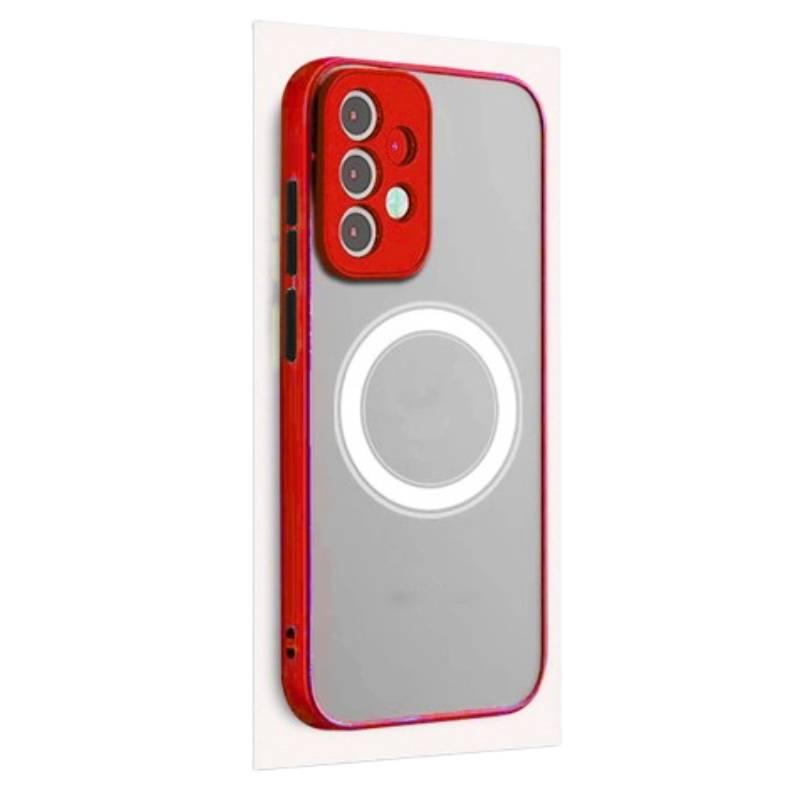 

Protect Your Samsung S23plus With This Magnetic Phone Case Matte Texture Anti-shock Fingerprint Resistant Dark Night Green Ruby Red) StyleD