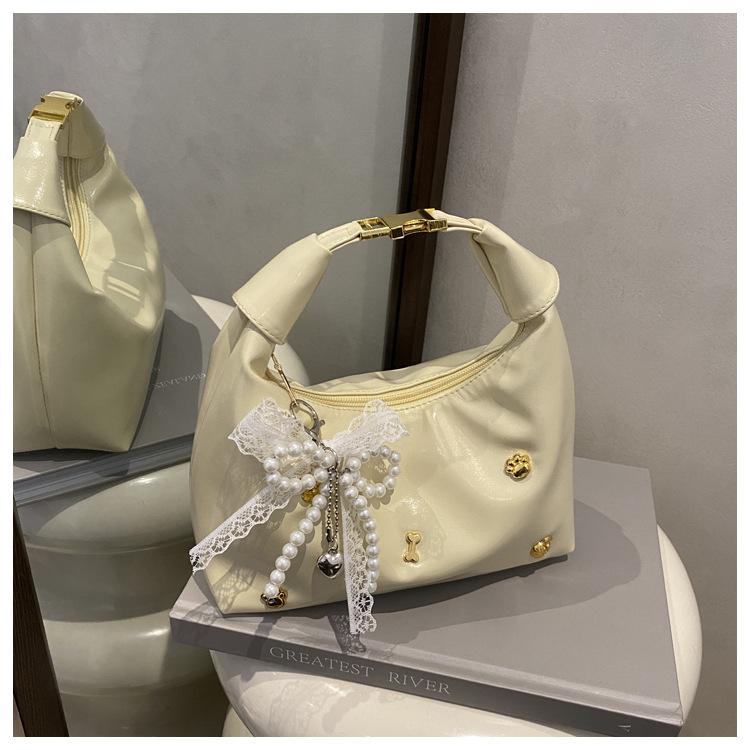 Rivet summer new trendy fashion crossbody texture crossbody shoulder handbag woman