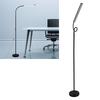 LED Floor Lamp 3 Color Temperatures 3000K 6000K 10 Level Brightness Gooseneck Standing Lamp Eye Caring Reading Light for Living Room Bedroom Office