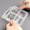 10Pcs Disposable Shower Drain Hair Catcher Mesh Shower Drain Covers Floor Sink Strainer Filter Hair Stopper For Bathroom Kitchen