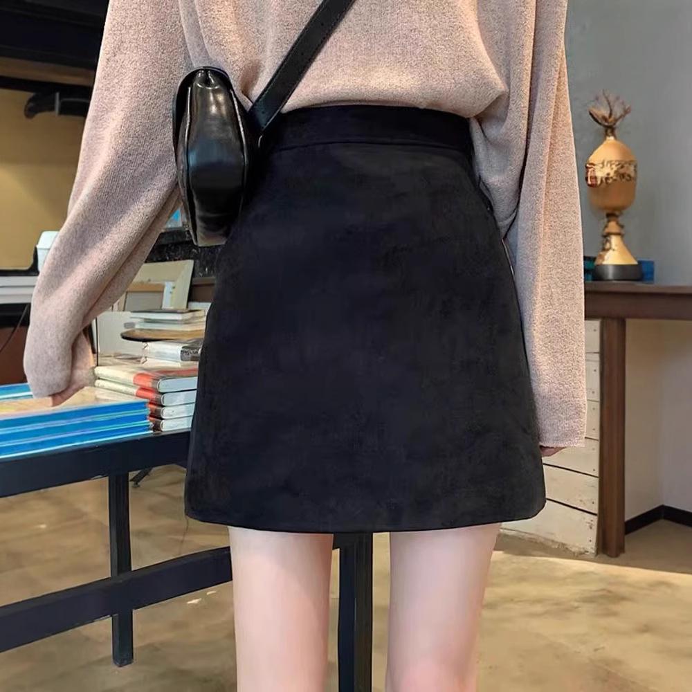 

2024 Women s Black High Waist A-line Mini Bodycon Skirt - Autumn/Winter Collection, Petite Fit XS [70-80 lbs recommended]