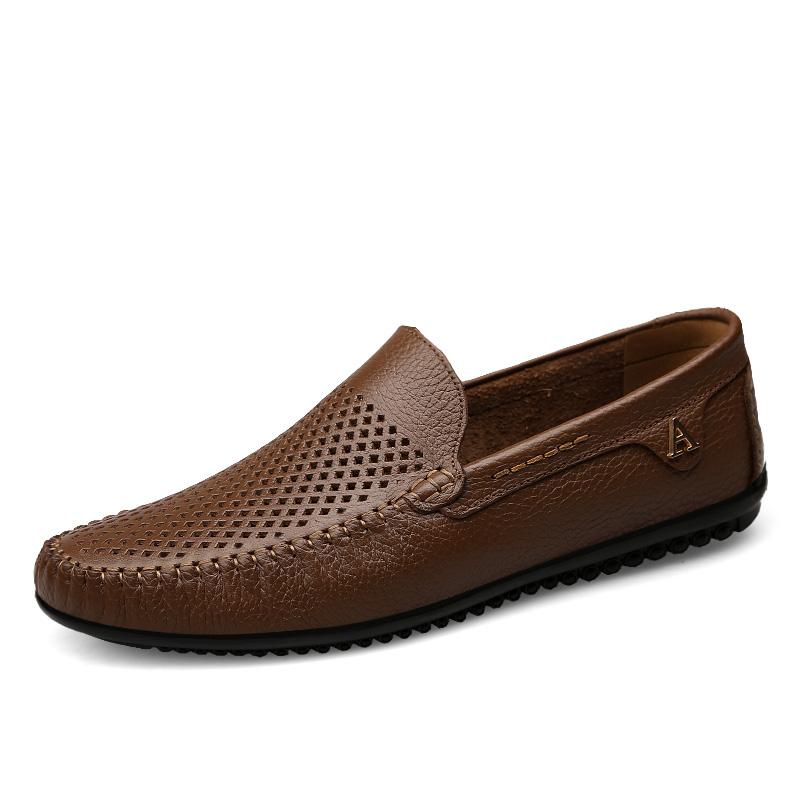 

Высококачественная новая мужская обувь из натуральной кожи весна-осень низкие туфли мужские мокасины повседневная деловая обувь бесплатная доставка 46