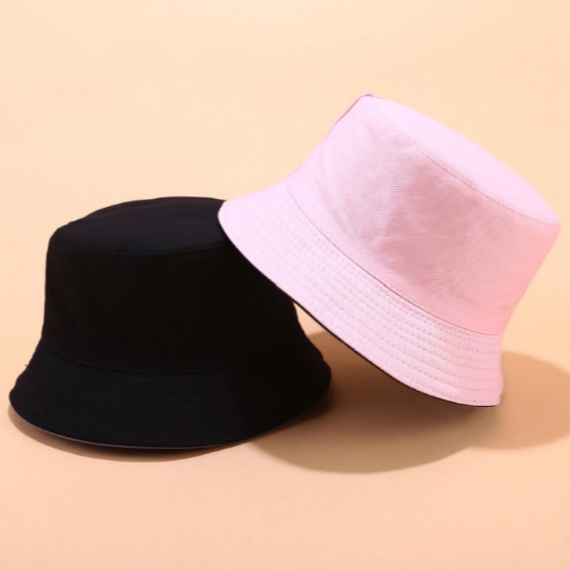 High Quality New Design Breathable and Sweat-Wicking Colorful Cotton Custom Embroidered Bucket Hat for Women