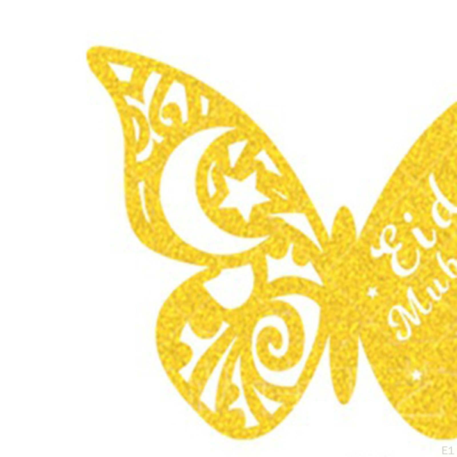 8x 3D украшение стены бабочкой — фото 3