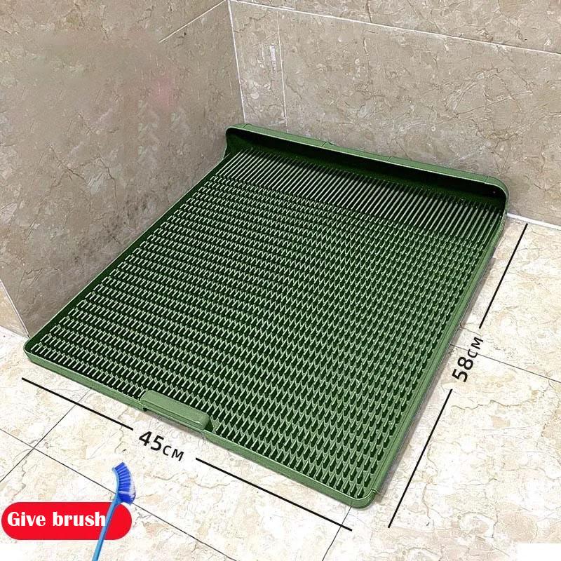 Pet Litter Mat Puppy Spliceable Scraper Toilet Mat Portable Cat Training Supplies Cleaner Dog Paws Bathroom Dog Accessories